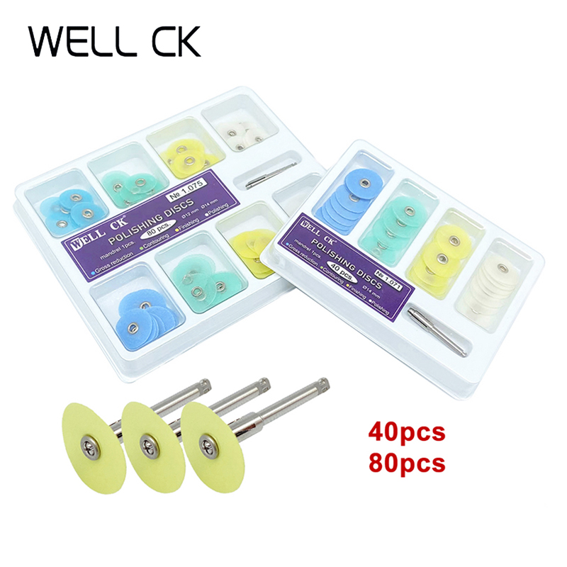 Teeth Whitening Kit - WELL CK 40/80 Pz Dischi Per