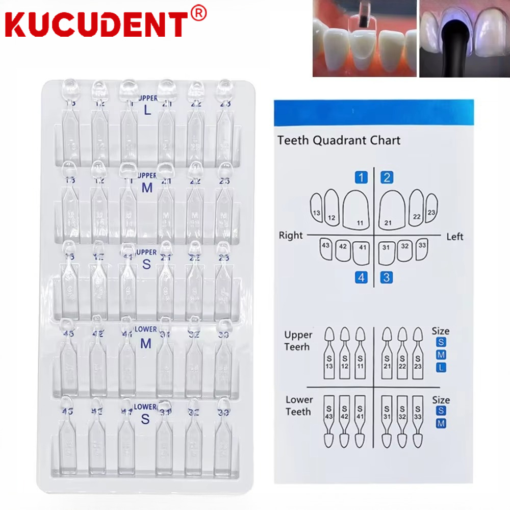 Teeth Whitening Moulds - Kit di 30 pezzi per la